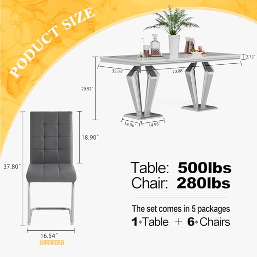 7 Piece Luxury Dining Room Set