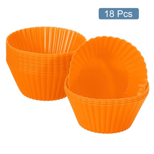 18Pcs Silicone Cupcake Liners (18 Count)