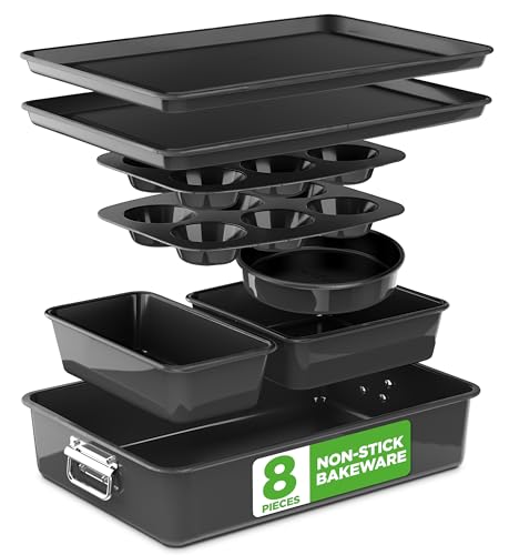 8 Piece Nonstick Bakeware Set