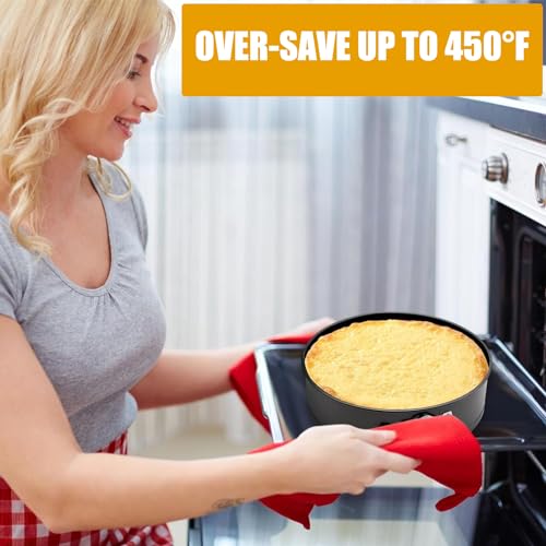 9 Inch Springform Pan Baking Pans Round Leakproof Nonstick Removable Bottom Bakeware for Cake