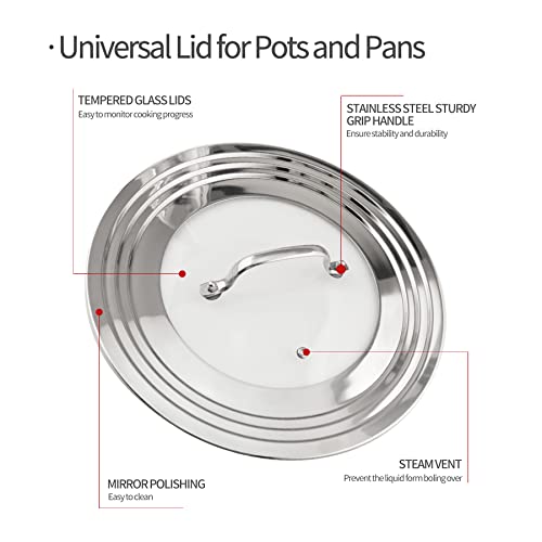 Stainless Steel Universal Lid for Pots