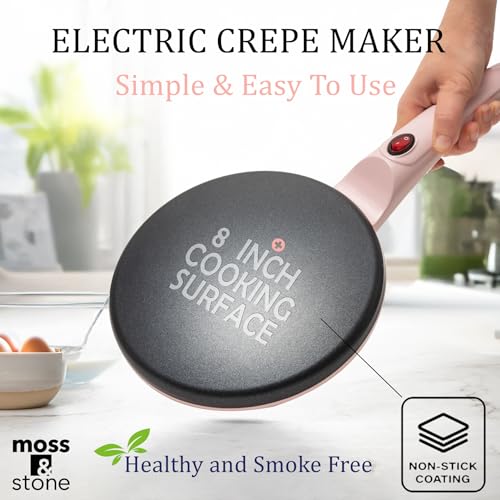 Pink Electric Crepe Maker