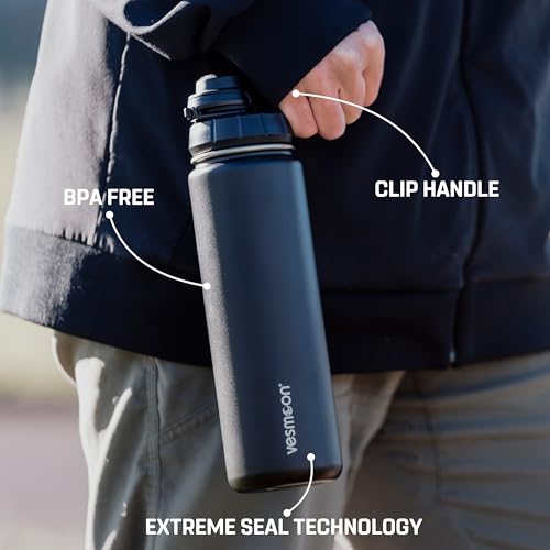 Vessence 24 Oz Stainless Steel Tea Infuser Bottle for Loose Leaf Tea