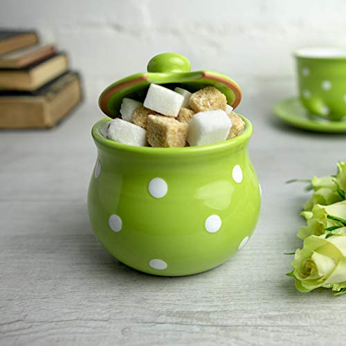 Ceramic Sugar Bowl with Lid