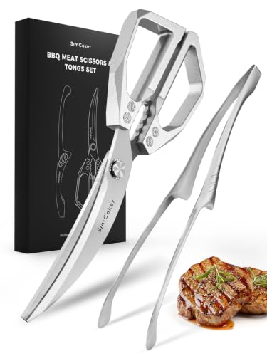 Korean BBQ Scissors Set with Tongs for Table (2 Count)