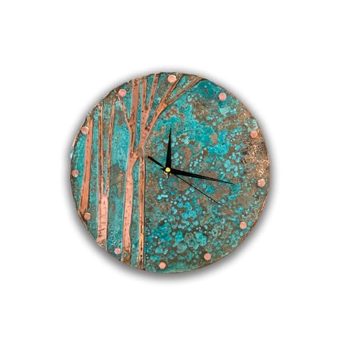 Handmade Copper Wall Clock Artisan Touch in Every Piece