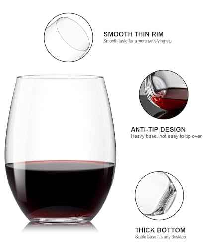 Wine Glasses Set (12 Count)