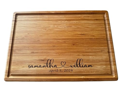 Handmade Personalized Bamboo Cutting Board