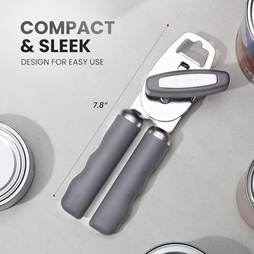 Heavy Duty Stainless Steel Can Opener Manual with Bottle Opener