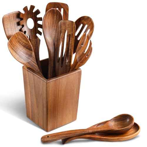 Wooden Spoons for Cooking (11 Count)