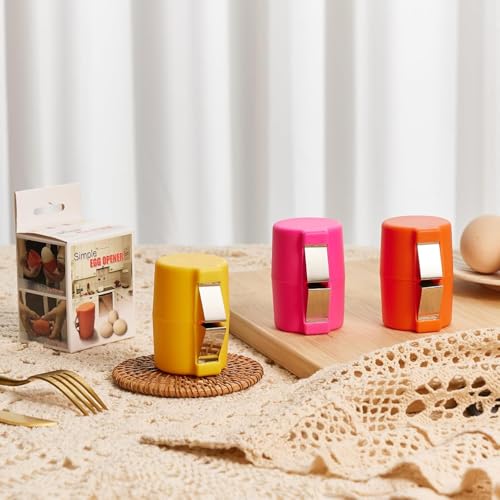 Egg Topper Cutter Tool Egg Cracker Tool Egg Shell Opener Hard Boiled Egg Peeler Egg Shell Opener for Hard Boiled Eggs Egg Cracker Tool For Eggs Kitchen Gadgets