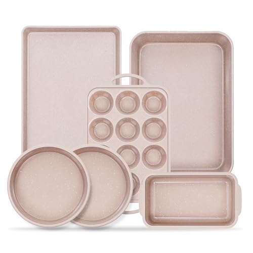 6 Piece Baking Pans Set Nonstick (6 Count)