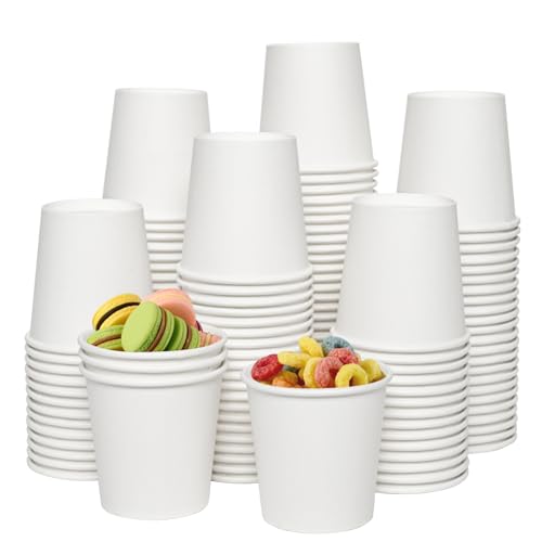 300 Pack Disposable Paper Coffee Cups 4 oz (300 Count)