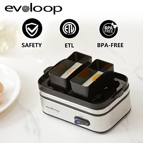 Rapid Egg Cooker Electric 6 Eggs Capacity (6 Count)