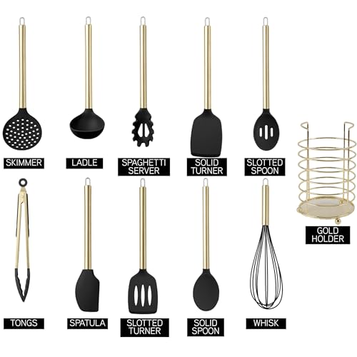 Silicone Cooking Utensils (10 Count)