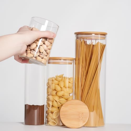 73oz Glass Pasta Storage Jars (3 Count)