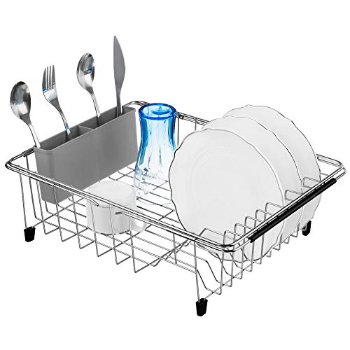 Expandable Multifunctional Dish Drying Rack