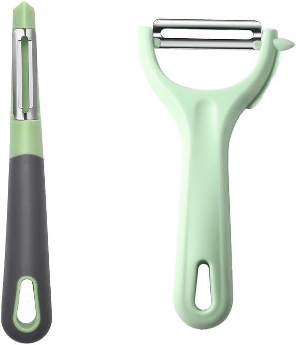 Fanmusic Swivel peelers - potato peelers，Fruit and vegetable peelers for kitchen (I+Y 2 pieces) - Culinary Roots
