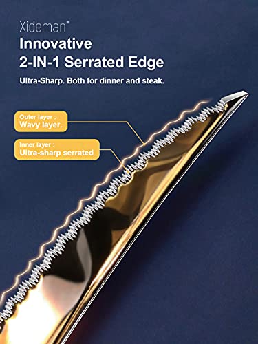 16 Piece Modern Hammered 18 (4 Count)