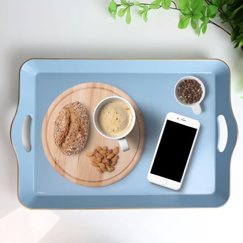 Light Blue Decorative Tray