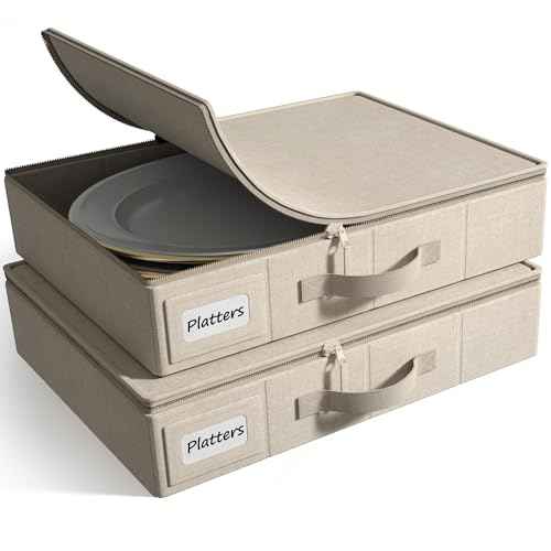 Platter Storage Case for Dinnerware (2 Count)