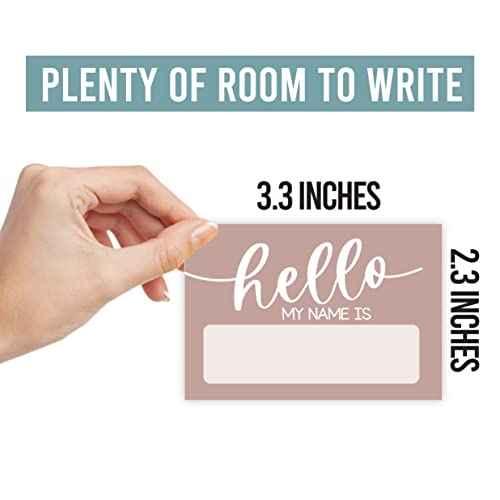 Self Adhesive Name Tags Sticker (56 Count)
