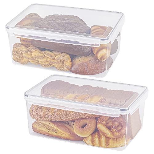 2 Pack Large Bread Box for Kitchen Countertop (2 Count)