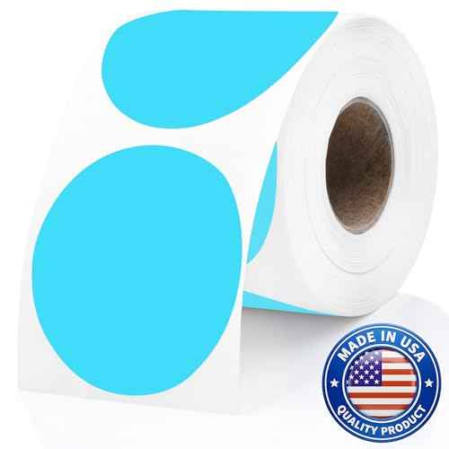 Light Blue Thermal Labels (300 Count)