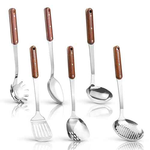 Stainless Steel Cooking Utensils Set (6 Count)