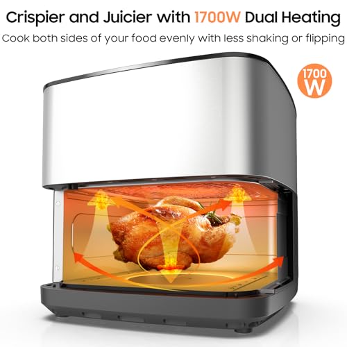 Stainless Steel Air Fryer 9 Quart