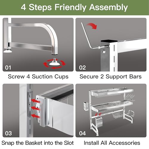 Over The Sink Dish Drying Rack