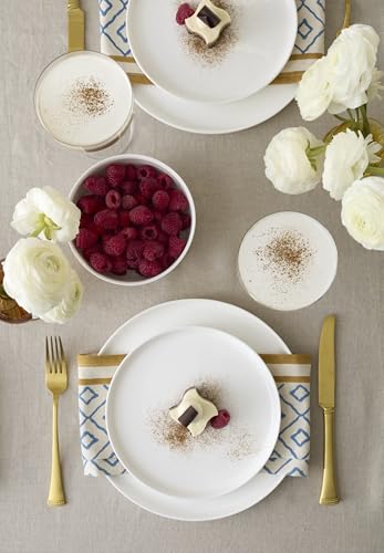 Modern White Porcelain 24 (24 Count)