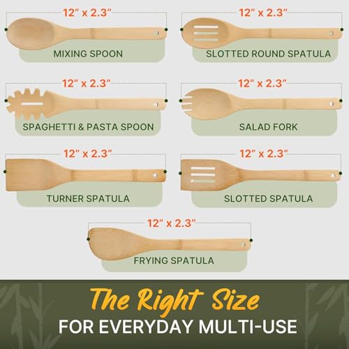 Wooden Utensil Set (7 Count)
