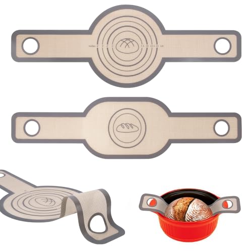 Silicone Bread Sling for Dutch Oven 2 Pcs (2 Count)