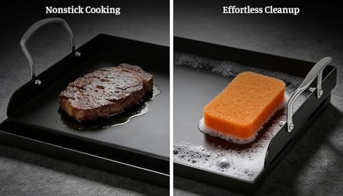 17" x 13" Cast Iron Grill Griddle Kit