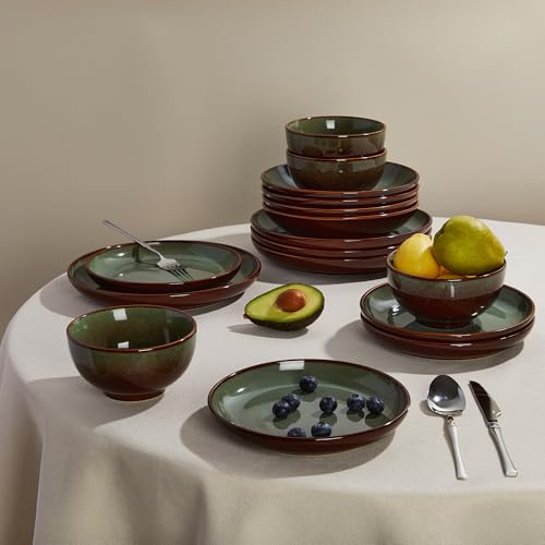 Stoneware Dinnerware Sets for 6