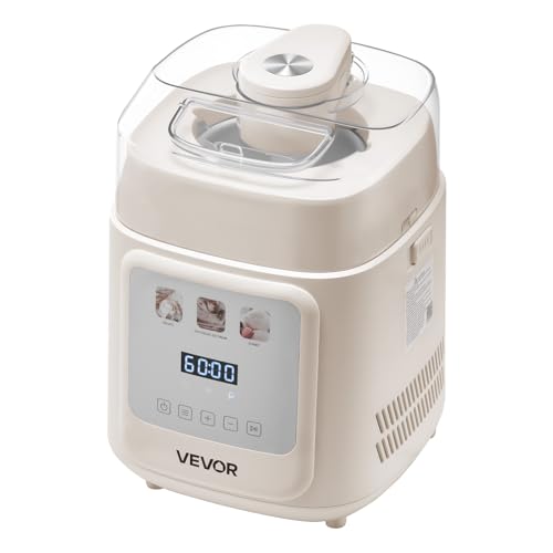 Upright Automatic Ice Cream Maker with Built