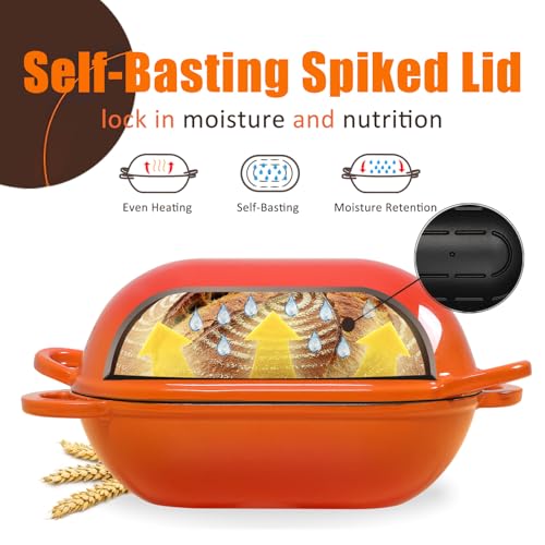 2.5 QT Enameled Cast Iron Sourdough Bread Oven