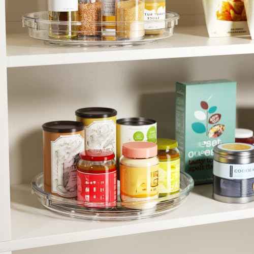 3 Pack 10.6'' Lazy Susan Organizer Turntable for Cabinet