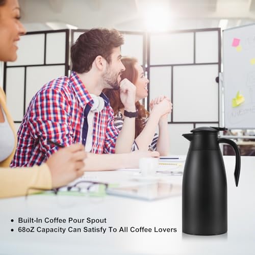 70 Oz Updated Insulated Stainless Steel Carafe (70 Count)