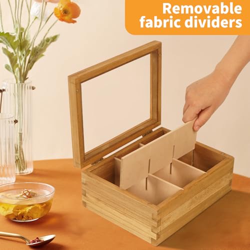 Wood Tea Bag Organizer
