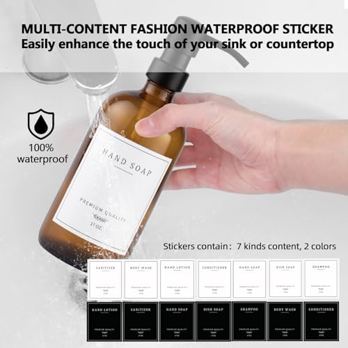 Thick Glass Soap Dispenser (2 Count)