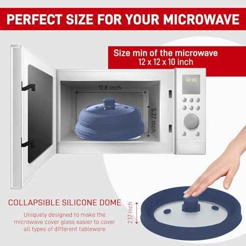 Microwave Splatter Cover Glass 11.8 Inch