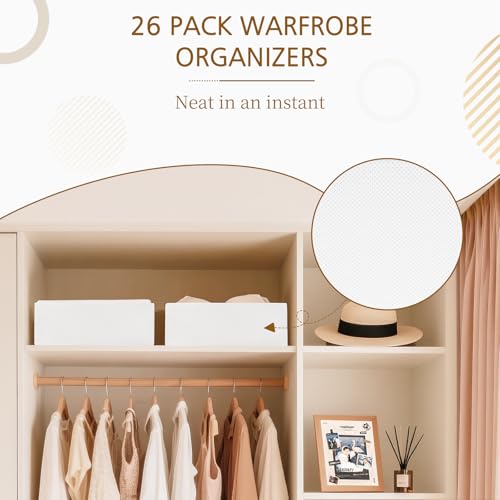 26 Pack Drawer Organizer for Clothes (26 Count)