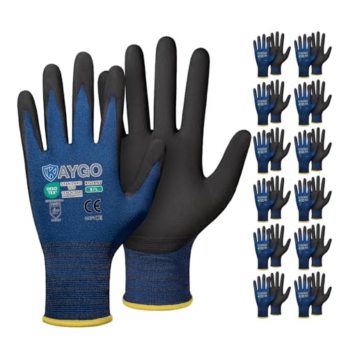 Safety Work Gloves (12 Count)