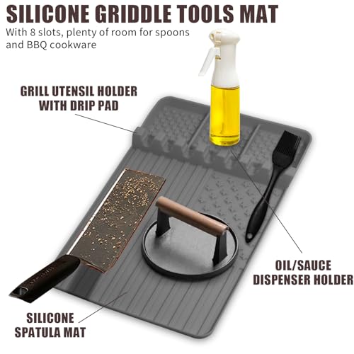 2 PCS Silicone Grill Mat Compatible with Blackstone (2 Count)