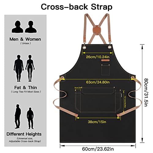 Chef Apron Men Women (6 Count)