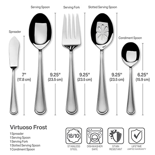 Virtuoso Frost Flatware Service for 12