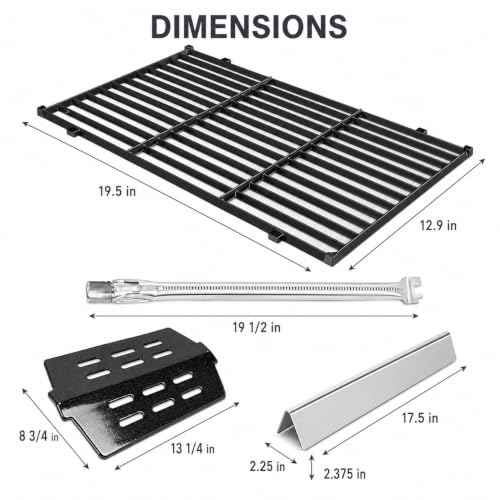 Grill Parts for Weber Genesis 300 Series Grills with Front Control