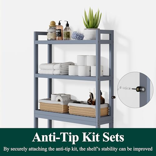 Bamboo Over The Toilet Storage Cabinet (3 Count)